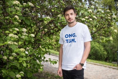 OMG T-shirt, men´s, white