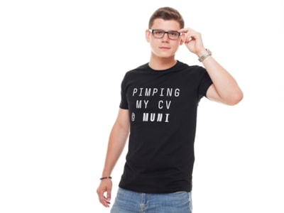 Tričko pánské černé PIMPING