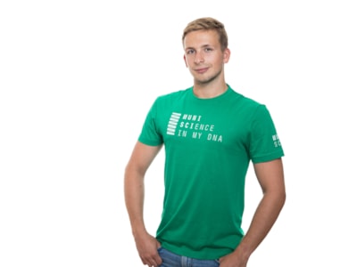 Men´s T-shirt SCIENCE IN MY DNA Green 
