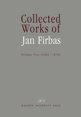 Collected Works of Jan Firbas II -poškozená