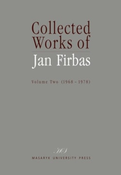 Collected Works of Jan Firbas II - damaged