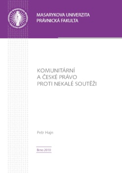 České právo proti nekalé soutěži v evropském kontextu