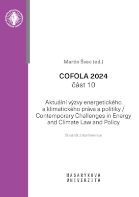 COFOLA 2024. Část 10 – Aktuální výzvy energetického a klimatického práva a politiky
