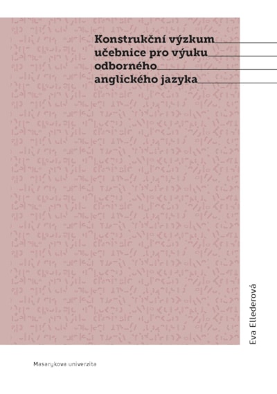 Konstrukční výzkum učebnice pro výuku odborného anglického jazyka