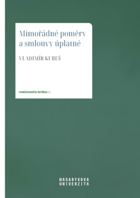 Mimořádné poměry a smlouvy úplatné