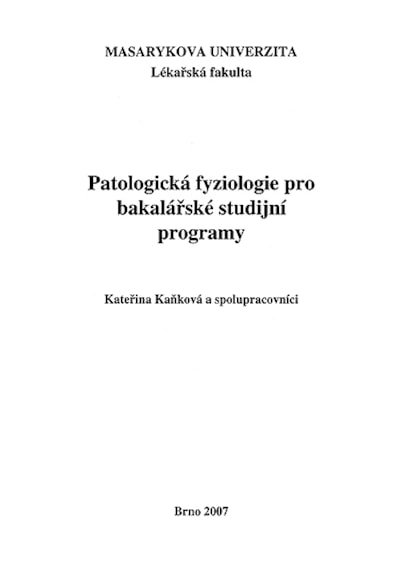 Patologická fyziologie pro bakalářské studijní programy
