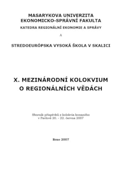 X. Mezinárodní kolokvium o regionálních vědách