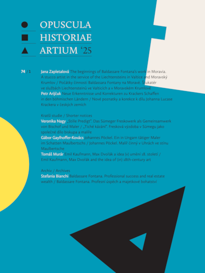 Opuscula Historiae Artium