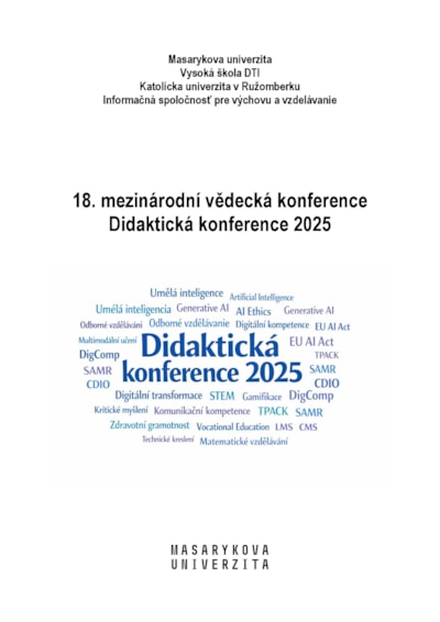 18. mezinárodní vědecká konference Didaktická konference 2025