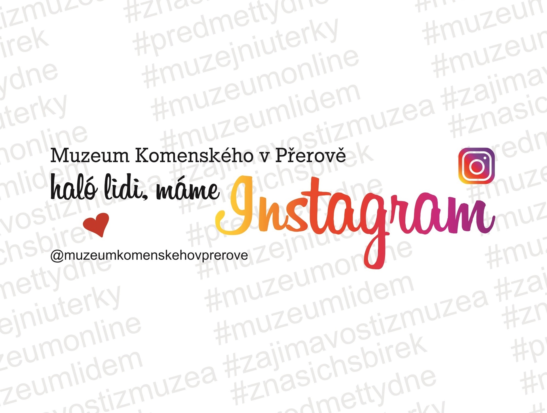 Muzeum Komenského v Přerově je na Instagramu!