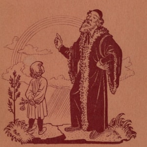 Obálka knihy Informatorium školy mateřské  z roku 1925. Vydalo nakladatelství Topič Praha, úvod a poznámky ke knize napsal Dr. Josef Hendrich.
