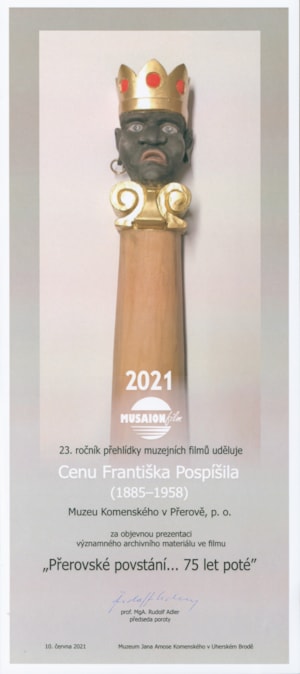 2021 Cena Fr. Pospíšila Musaionfilm