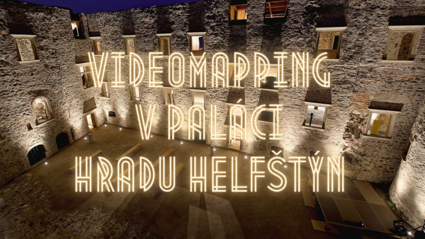 Videomapping v paláci hradu Helfštýna (2021)