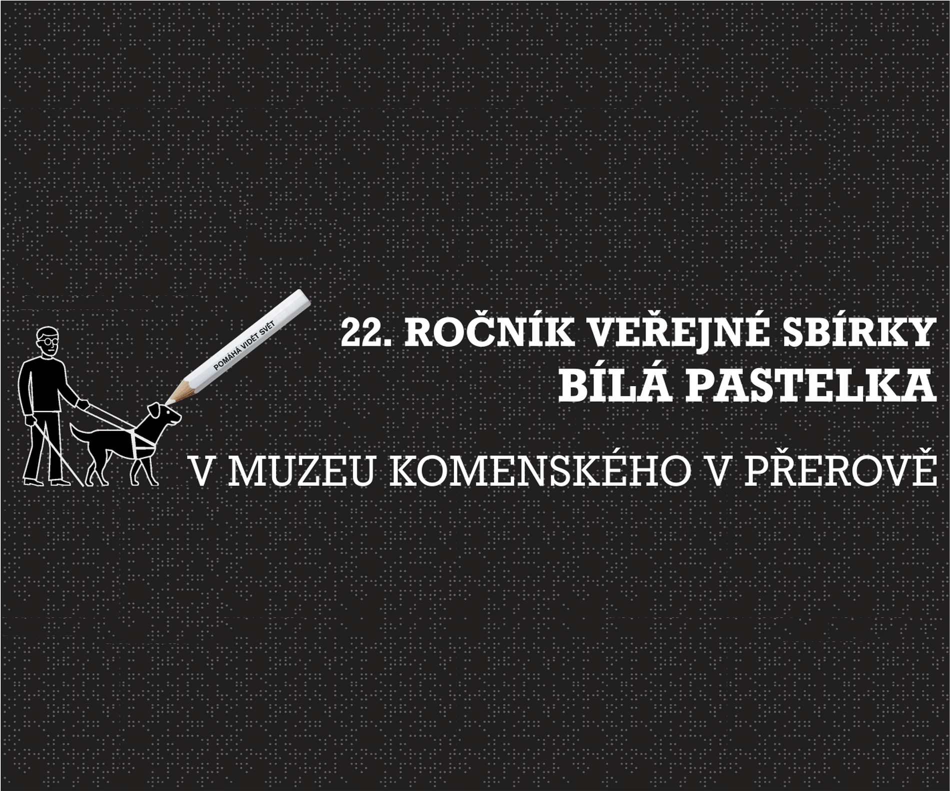 Bílá pastelka v Muzeu Komenského