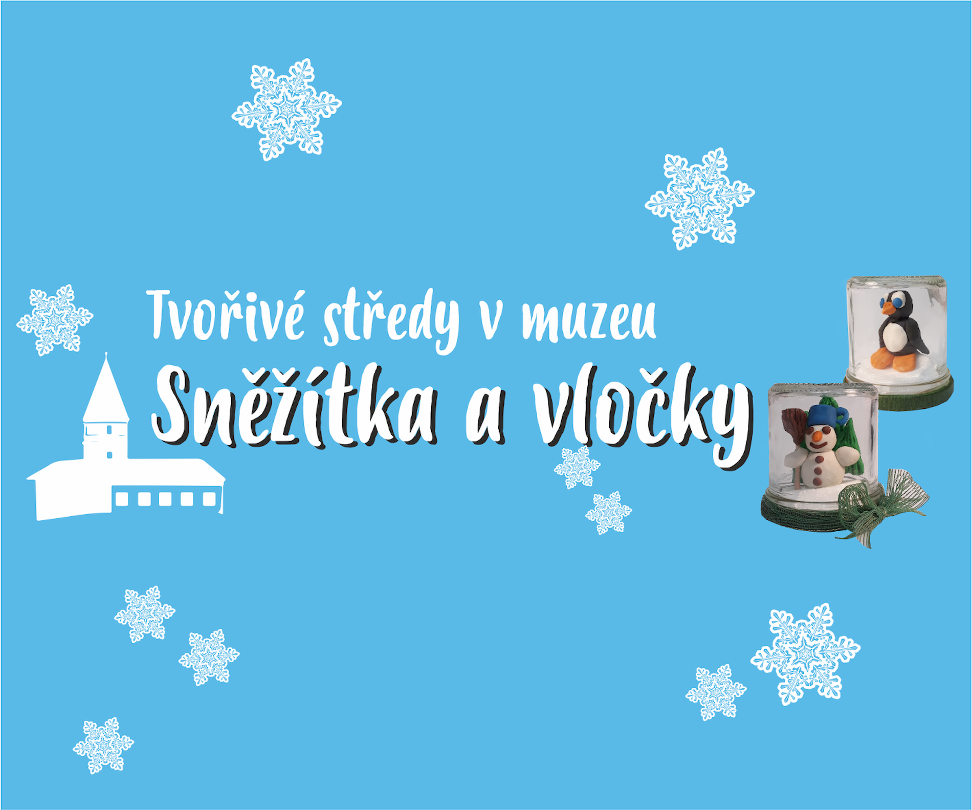 Tvořivé středy v muzeu: sněžítka a vločky