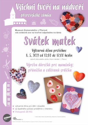svátek matek srdíčka