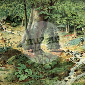 Léto v lese. Hugo Kempter 1893. Foto archiv MKP