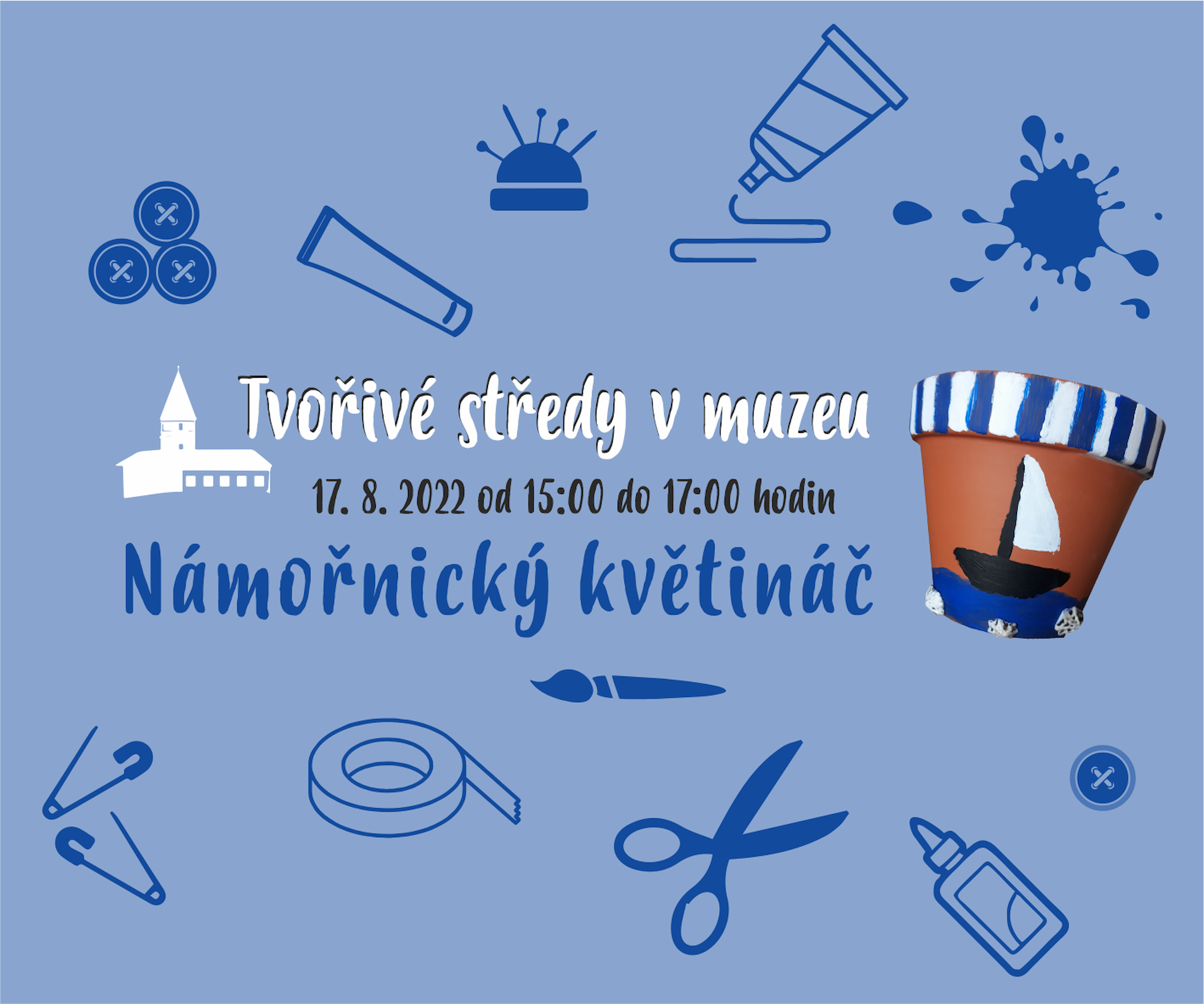 Všichni tvoří na nádvoří - Námořnické květináče