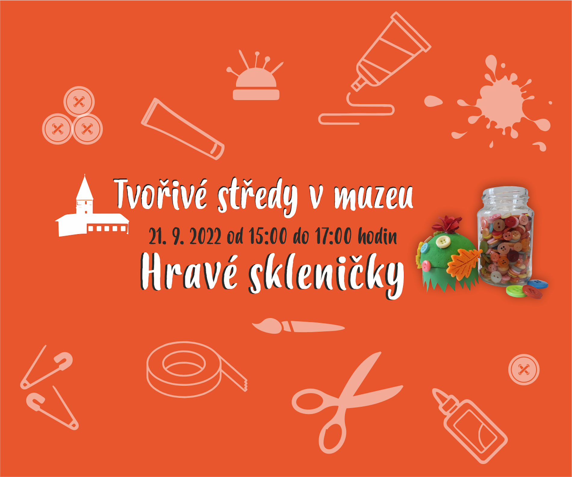 Tvořivé středy v muzeu - Hravé skleničky