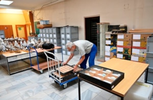 12_2022 Stěhování sbírky ptačích vajec.