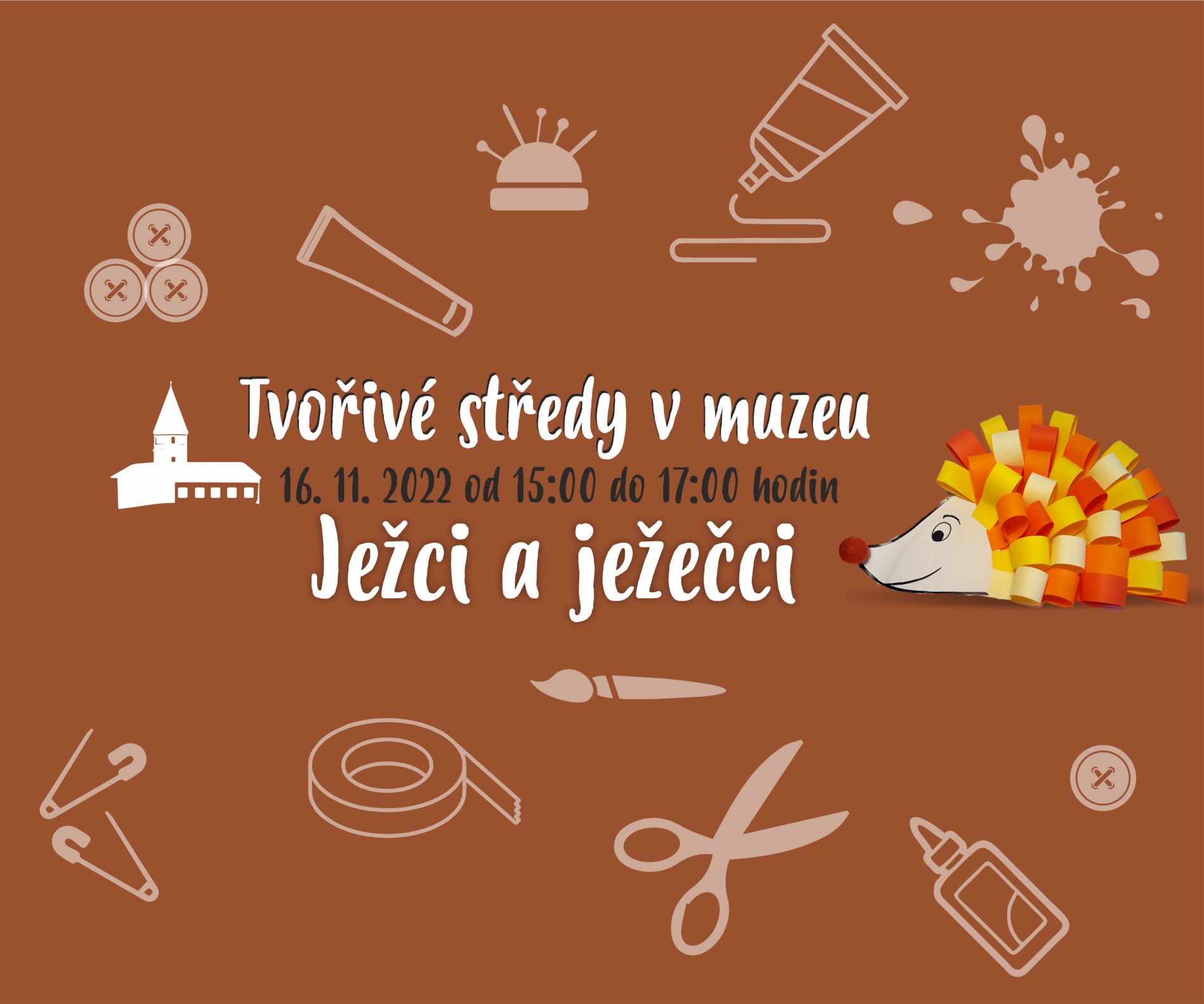 Tvořivé středy v muzeu - Ježci a ježečci