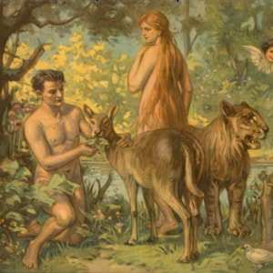 Doubek č. 2 Adam a Eva v ráji