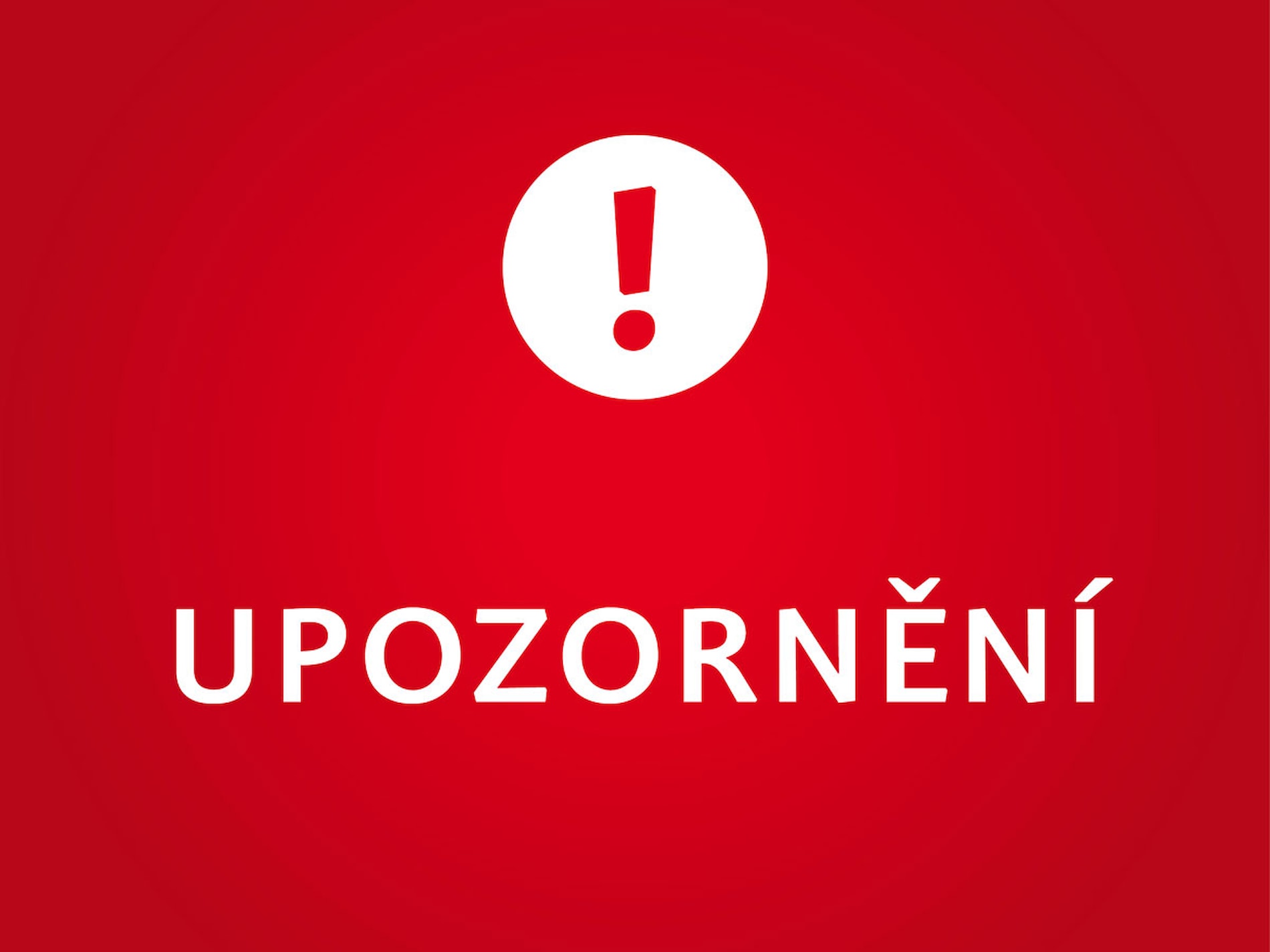 Upozornění