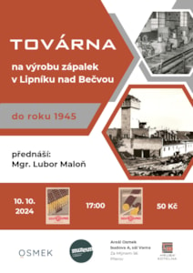 Továrna na výrobu zápalek Lipník do roku 1945