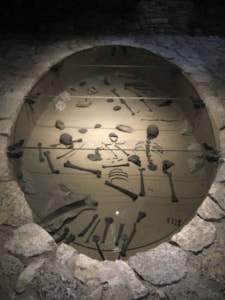 Expozice archeologie - hromadný hrob 