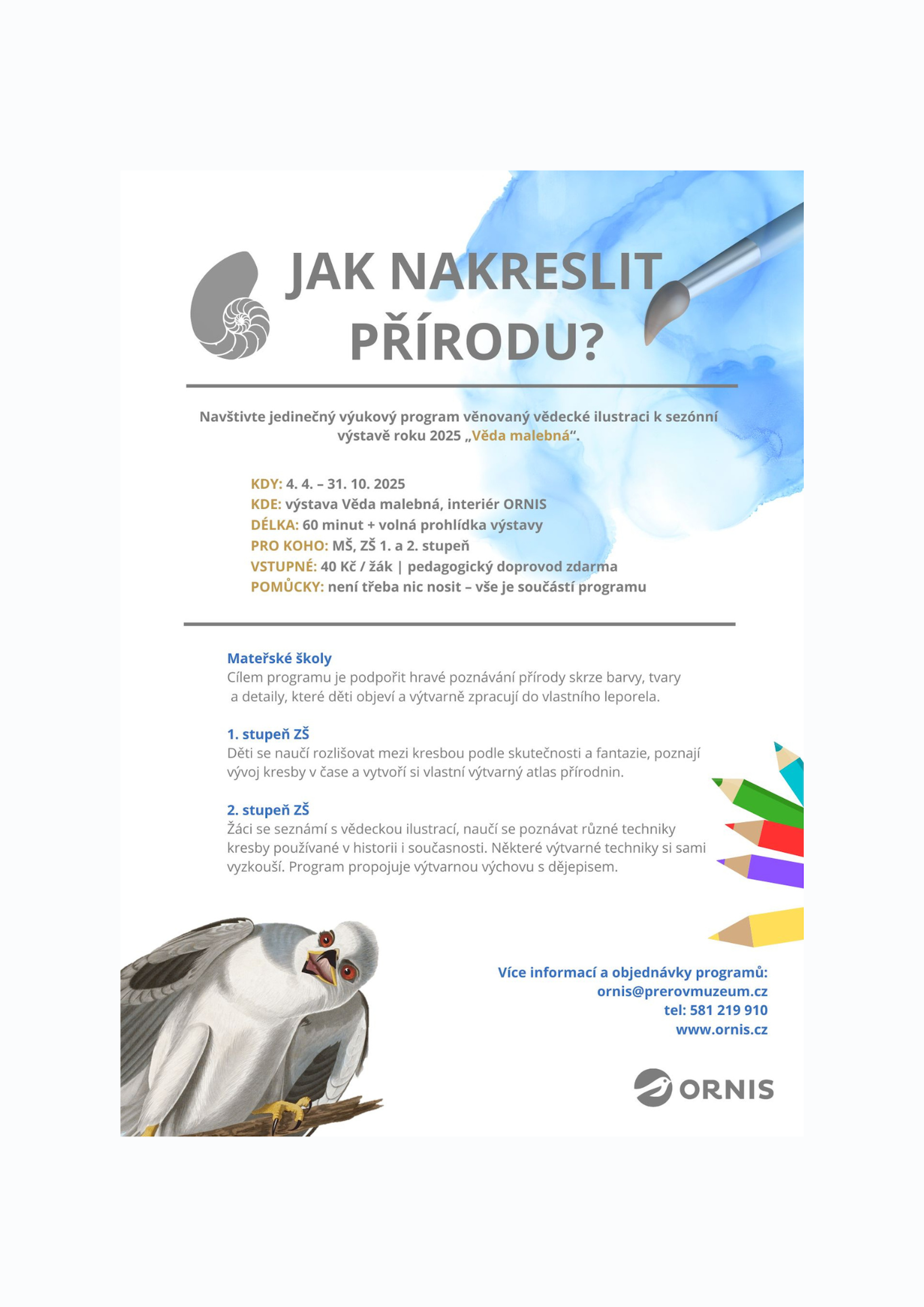 Jak nakreslit přírodu - NOVINKA