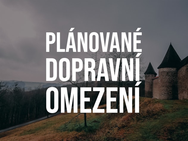 UPOZORNĚNÍ NA DOPRAVNÍ OMEZENÍ