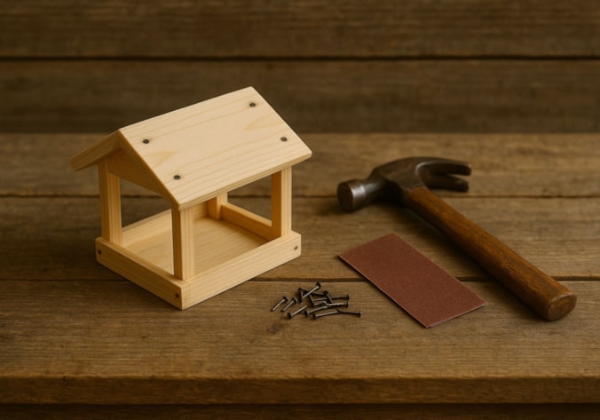 Ptačí krmítko - dílna