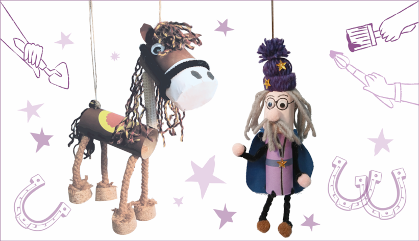 Creative Wednesday at the museum: Make a puppet!