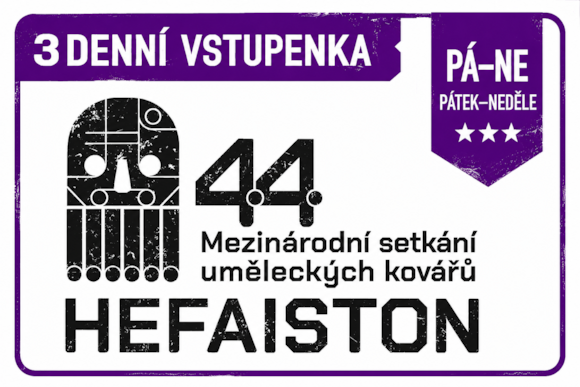 44. Hefaiston, pátek–neděle 28.–30. 8. 2026, rodinné vstupné