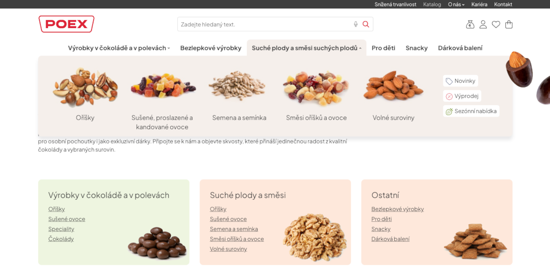 POEX menu
