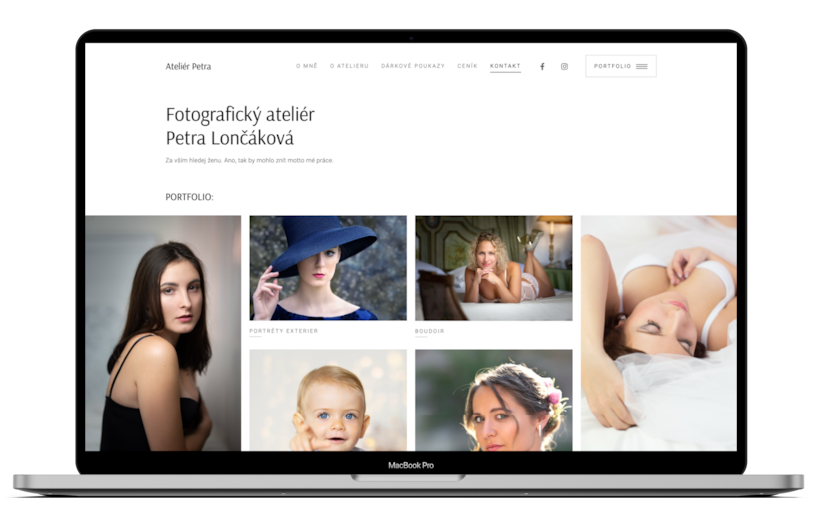 MacBook Ateliér Petra