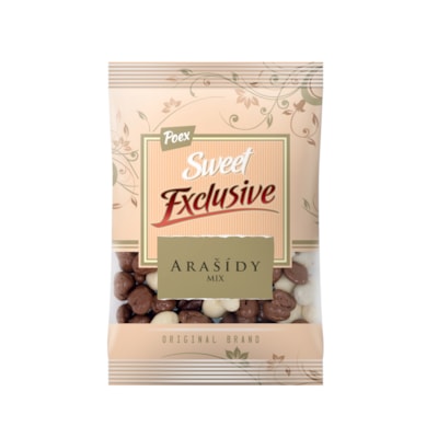 Arašídy mix čokolád a polevy, 80 g