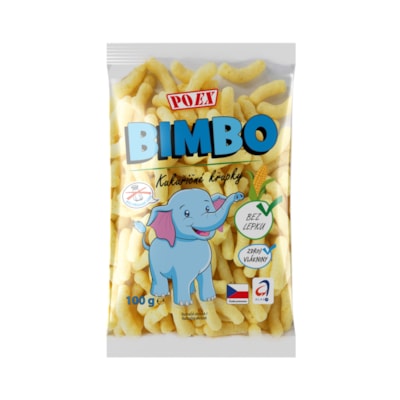 BIMBO Mais-Chips ohne Salz, 100 g