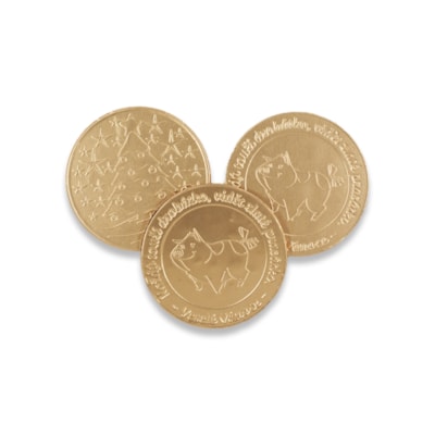 Vánoční zlaté prasátko, 25 g