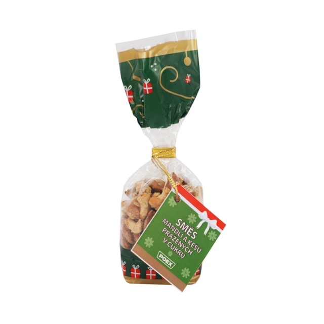 Mandle a kešu v cukru, 130 g