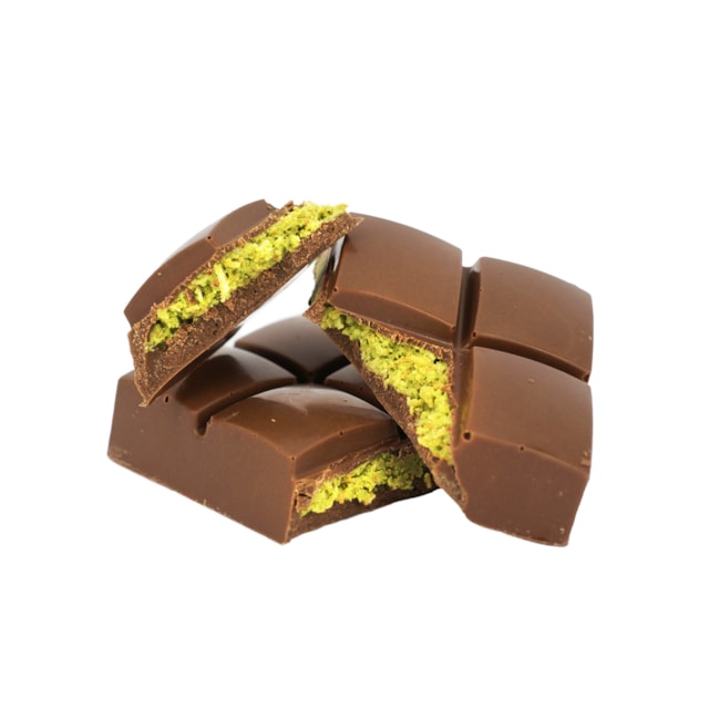 Mléčná čokoláda v dubajském stylu s pistáciemi , 95 g