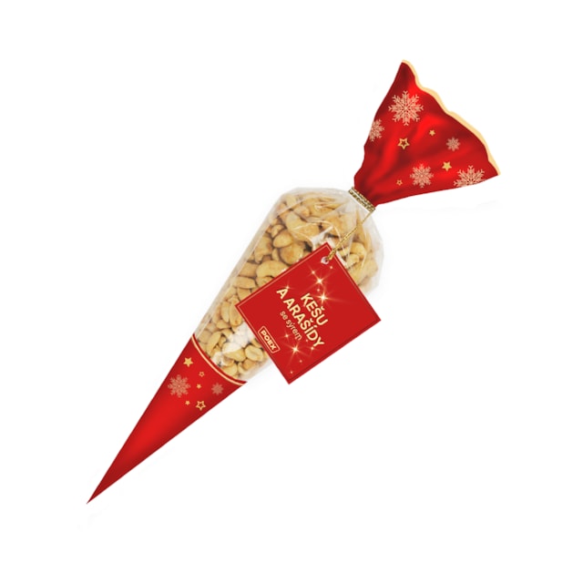 Kešu a arašídy pečené se sýrem , 250 g