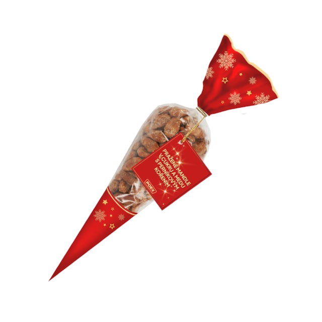 Mandle pražené v cukru a medu s perníkovým kořením, 250 g