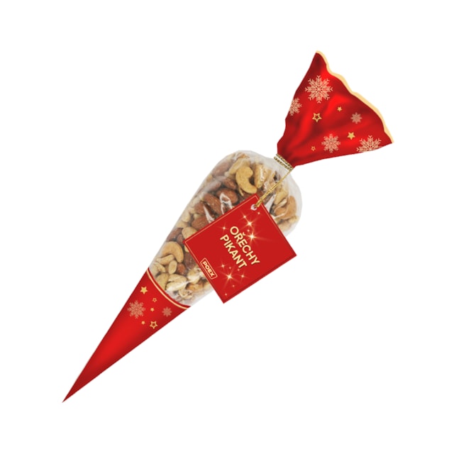 Směs pikantních ořechů a arašídů, 250 g