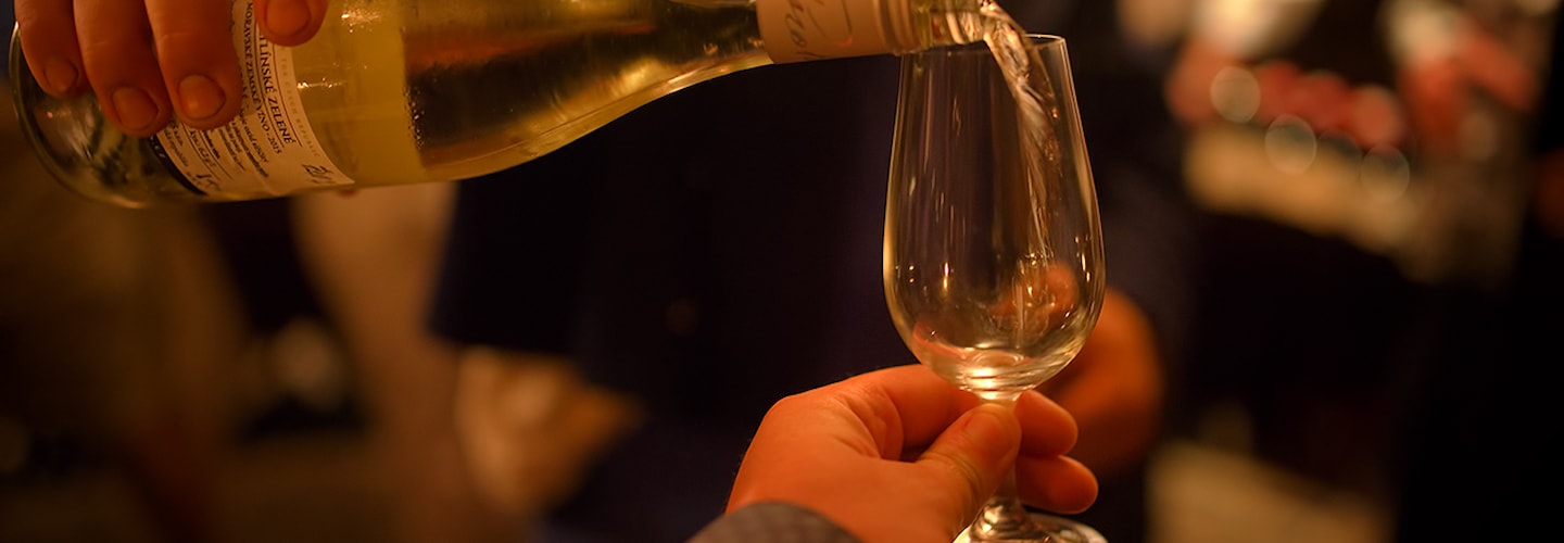 Wandering through the wine cellars