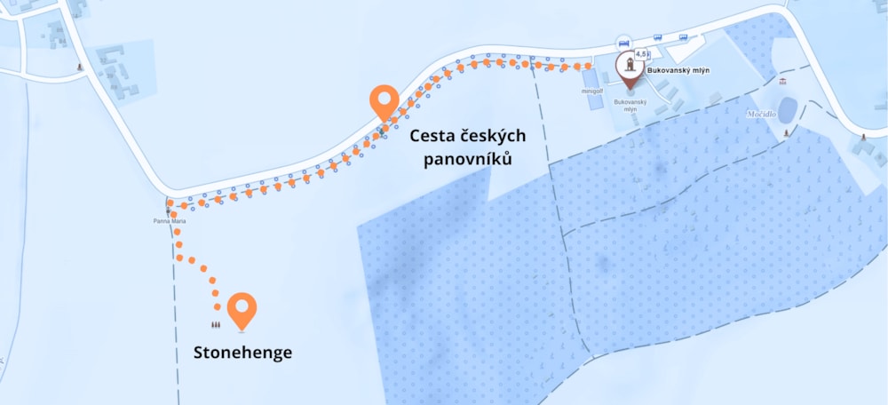 Map of Stonehenge