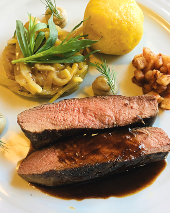 Weekend with venison feast