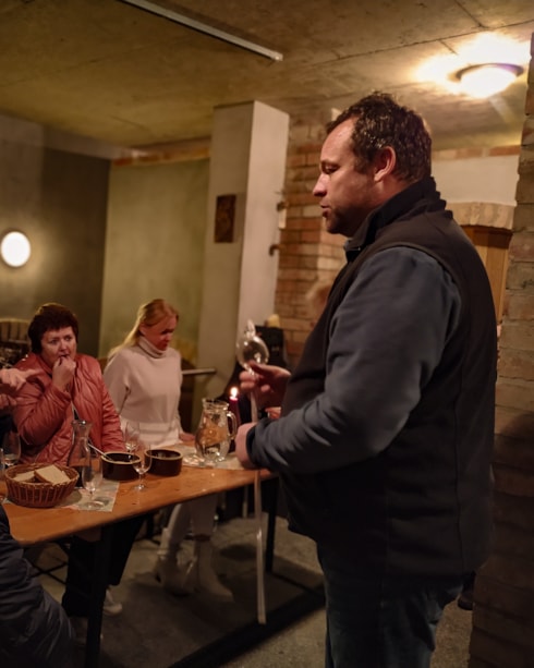 Wandering through the wine cellars