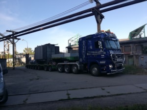 Přeprava transformátoru