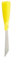 Nerez. špachtle, rukojeť se závitem, 100 mm, Vikan 40117 oranžová